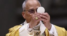 About 6,000 were in attendance at the solemn service inside the basilica