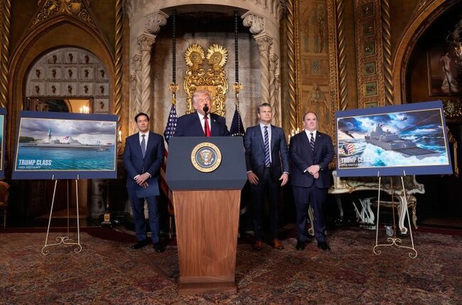 Pres. Trump, Sec. of War Hegseth, and Navy Sec. Phelan Announce Golden Age of Naval Fleets – RedState