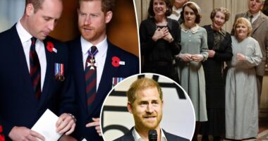 Prince Harry compares royal family life to 'Downton Abbey' -- but with way more 'drama'