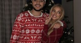 Princess, 18, and Junior Andre, 20, celebrated Christmas with their father Peter and his wife Emily, after revealing how they are splitting the day with mum Katie Price