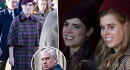 Princesses Beatrice, Eugenie join royal family for Christmas service as Andrew is shut out