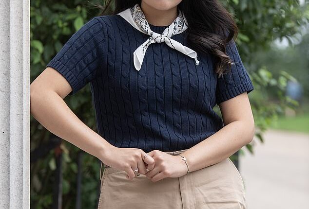 Carmen Lau (pictured) is a pro-democracy activist who fled Hong Kong seeking sanctuary in the UK four years ago