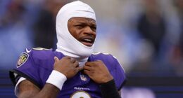 Baltimore Ravens quarterback Lamar Jackson has been listed as doubtful for Saturday