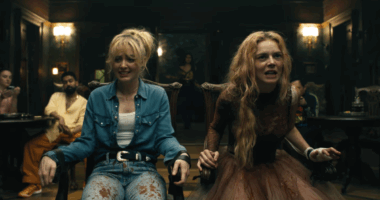 Kathryn Newton and Samara Weaving in Ready or Not 2: Here I Come
