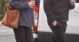 Jake Reiner, Rob and Michele Reiner's older son, is pictured for the first time since the tragic murders of his parents, while grabbing coffee with his girlfriend Maria Gilfillan in California on Tuesday