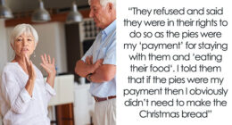 Relatives Gobble Up Man’s Homemade Pies Behind His Back, Mad As He Refuses To Make Christmas Bread