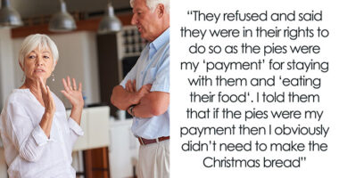 Relatives Gobble Up Man’s Homemade Pies Behind His Back, Mad As He Refuses To Make Christmas Bread