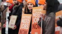 Resident doctors in England begin strike after rejecting government’s pay offer