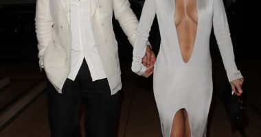 Rita Ora and husband Taika Waititi put on a loved-up display at the 2025 Fashion Awards' afterparty at London's at Rosewood Chancery on Monday evening