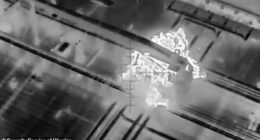 The cargo ship was sailing in an undisclosed location around 1,243 miles from Ukraine's borders