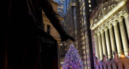 S&P 500 hits record high on Christmas Eve for first time in more than a decade