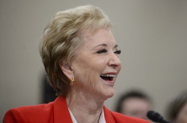 Secretary McMahon Gives Timmy Walz the DoEd Version of WWE's People's Elbow – HotAir