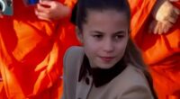 In a video from the Norfolk estate, the 10-year-old daughter of the Prince and Princess of Wales can be seen stepping forward from her siblings to embrace a delighted member of the public