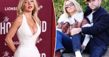 Sydney Sweeney, Scooter Braun cozy up at 'The Housemaid'