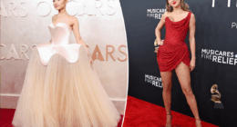 Taylor Swift, Ariana Grande and more of the best red carpet fashion moments of 2025