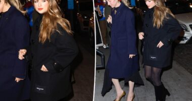 Taylor Swift enjoys girls' night out with Este Haim ahead of her 36th birthday