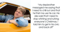 Teen Mad As Dad Gifts Stepbro A Car For Xmas, Calls It Favoritism As All They Get Is A Gift Card
