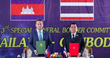 Thailand and Cambodia agree ceasefire to end weeks of border fighting