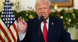 Trump has made clear his frustration about the public airing of the materials, complaining that: ‘Everybody was friendly with this guy (Epstein)'