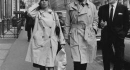 French actress Brigitte Bardot out shopping during a visit to London, October 26 1963