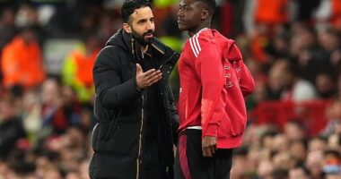 Last Friday, Amorim fielded questions about the decision of Kobbie Mainoo’s half-brother to wear a provocative T-shirt