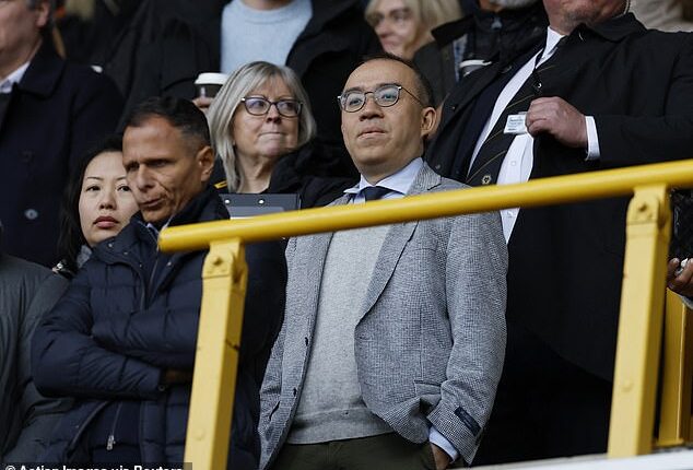 Jeff Shi stepped down as Wolves chairman on Friday night amid widespread fan protests
