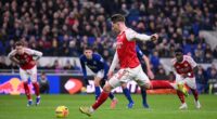 Viktor Gyokeres fired home from the spot to give Arsenal a crucial win at Everton on Saturday