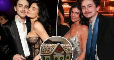The sweet way Timothée Chalamet was included in Kylie Jenner's Christmas