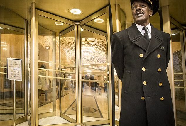 Tipping doormen for the holidays is an annual tradition in New York City (stock image)