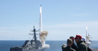 This shipbuilder’s stock is soaring to a fresh record as company wins contract to produce a new type of Navy frigate