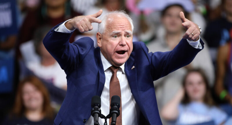 Tim Walz Complains That Calling Him Retarded Will Lead to Violence.