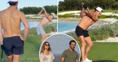Tom Brady spends shirtless holidays with son Jack after ex Gisele Bündchen’s secret wedding