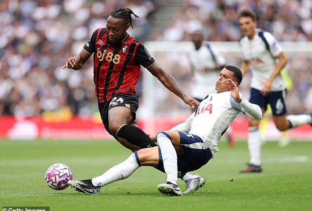 Tottenham have registered interest in Bournemouth winger Antoine Semenyo but he is far more likely to go to Manchester City or Liverpool