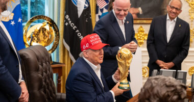 Trump to Be Awarded FIFA's First Peace Prize at World Cup Draw Ceremony.