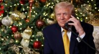 Trump’s Christmas Eve calls with children asking about Santa’s whereabouts are steeped in partisan politics
