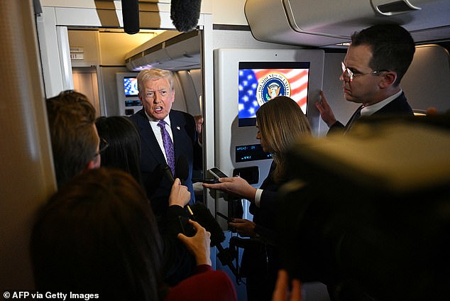 Trump's blistering insult to reporter who questioned his MRI scan results