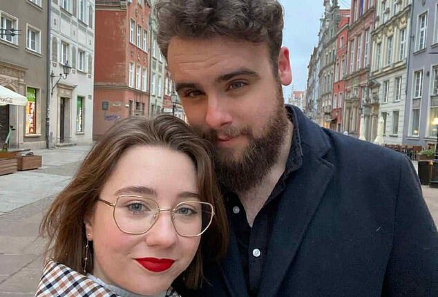 Ivan Prothero with his Polish wife Gabriela. The couple decided to settle in Poland after Gabriela struggled to find a job in the UK