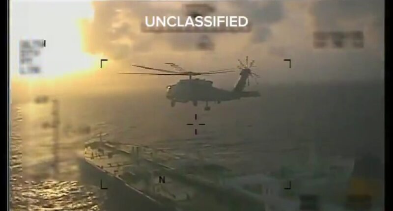 U.S. Targets Third Oil Tanker Near Venezuela.