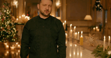 Ukraine’s president Zelensky appears to wish death to Vladimir Putin in Christmas message
