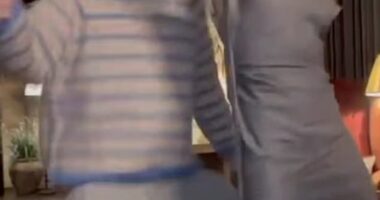 Victoria Beckham hilariously recreated Tom Cruise's iconic Risky Business dance in a new Instagram reel posted by her son Cruz