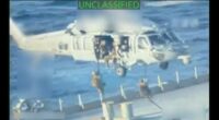 WATCH: Bondi Releases Video of U.S. Forces Airdropping Onto Seized Oil Tanker.