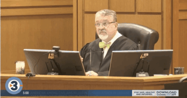 Dane County Judge John Hyland speaks following a guilty verdict in a double-homicide trial.