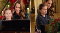 Watch Kate Middleton and Princess Charlotte play surprise piano duet for Christmas carol service