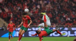 Ayoub El Kaabi netted a stunning overhead kick as Morocco opened AFCON with victory