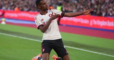 Alexander Isak scored his first Liverpool goal to break the deadlock at the London Stadium