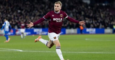 Jarrod Bowen opened the scoring for West Ham, continuing his fine form against Brighton