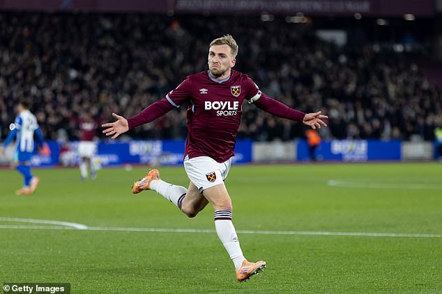 Jarrod Bowen opened the scoring for West Ham, continuing his fine form against Brighton