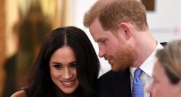 Prince Harry and Meghan Markle during their visit to Canada House in London in January 2020