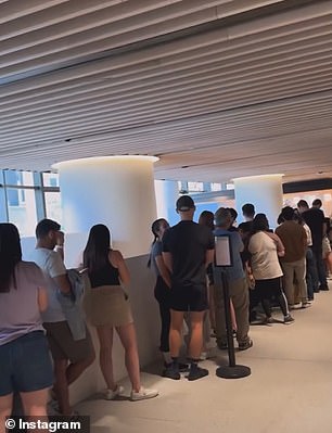 Hundreds of diners are flocking to a new Japanese restaurant in Sydney, with massive queues snaking out the door, leading to wait times of up to two hours