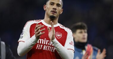 William Saliba insists Arsenal will fight on all four fronts as they try to end their trophy drought